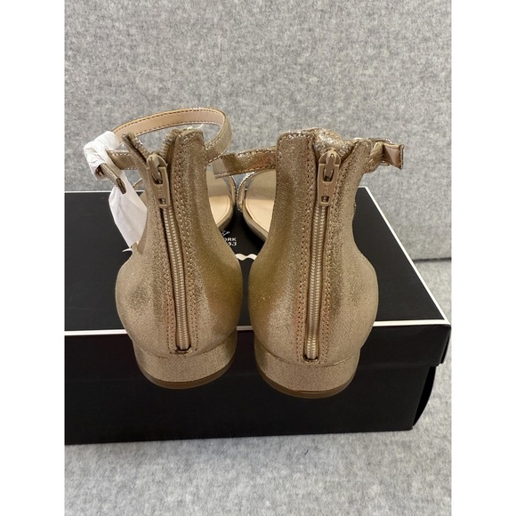 Nina Stevi-Fy Shoes Womens Size 8.5 Reflective Dress Sandals Rhinestone Heel - Picture 4 of 9